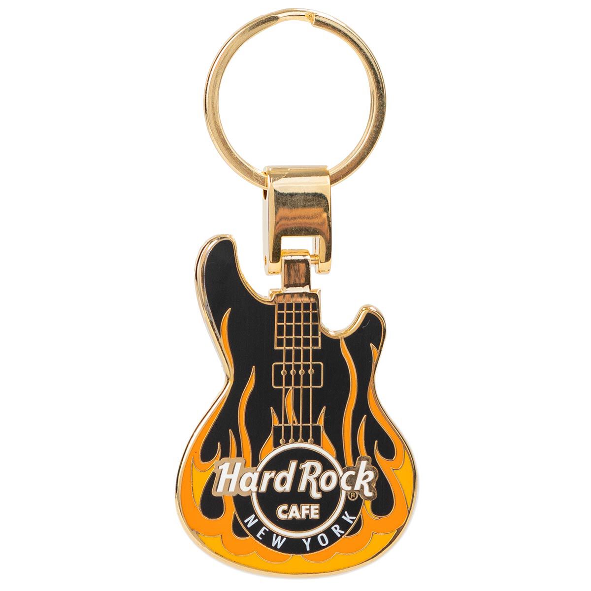 Hard Rock ギター型キーホルダーセット Guiter Opener Key Chain🎸🎸 水色のグリッターラメが可愛い